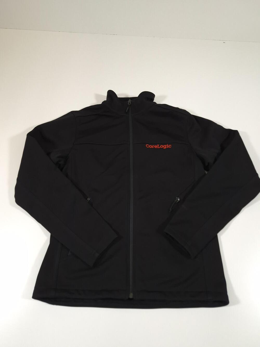 The North Face WindWall Jacket Mens S Black Softshell Full Zip CoreLogic Logo